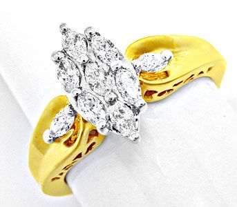 Foto 1 - Wunderschöner Diamant-Designer-Ring Bicolor, S6461